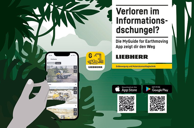 Liebherr bringt neue MyGuide-App für Materialumschlagmaschinen auf den Markt